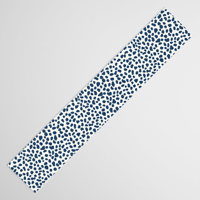 Navy Cheetah Print Table Runner Gallery Image 3