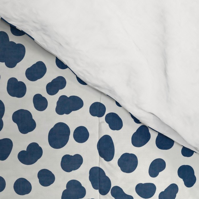 Navy Cheetah Print Comforter Gallery Image 4