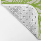 Lime Palms Bath Mat Gallery Image 2