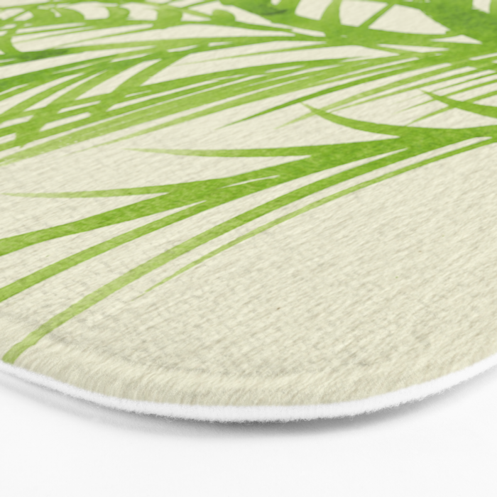 Lime Palms Bath Mat Gallery Image 3