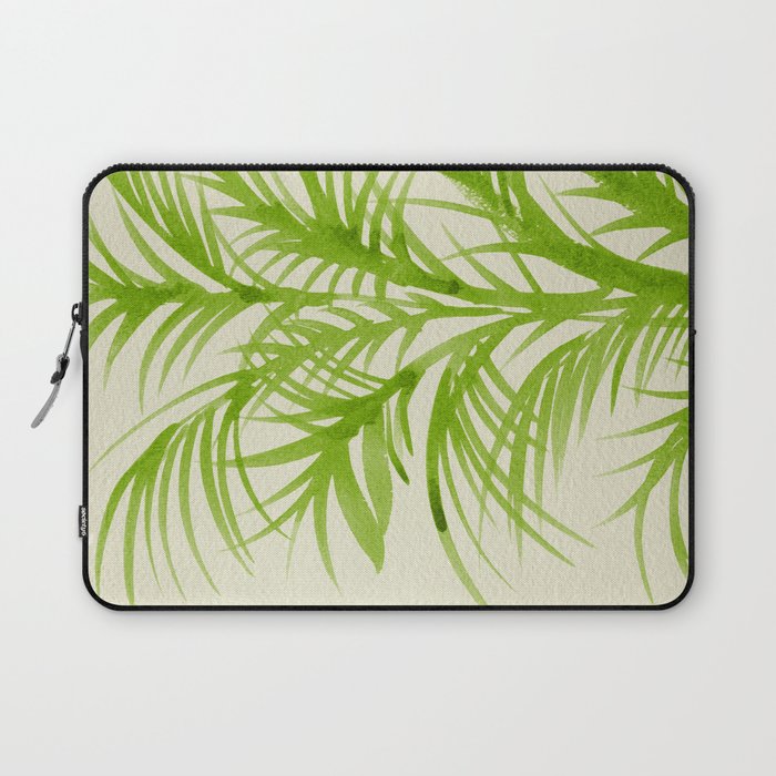 Lime Palms Laptop Sleeve Gallery Image 1