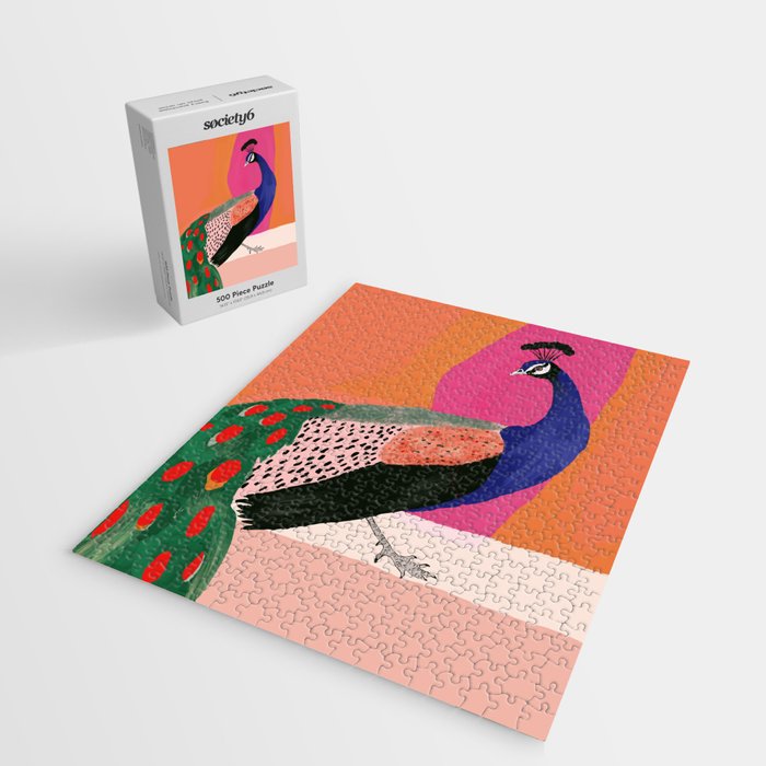Beautiful Peacock Jigsaw Puzzle Gallery Image 2
