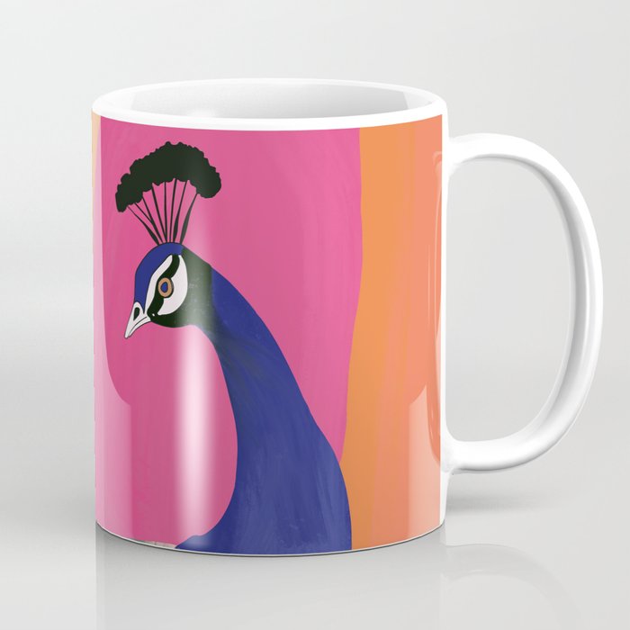 Beautiful Peacock Coffee Mug Gallery Image 1