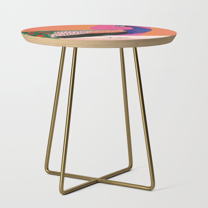 Beautiful Peacock Side Table Gallery Image 1