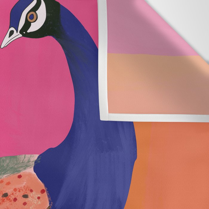 Beautiful Peacock Wall Tapestry Gallery Image 3