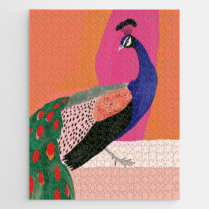 Beautiful Peacock Jigsaw Puzzle Gallery Image 1