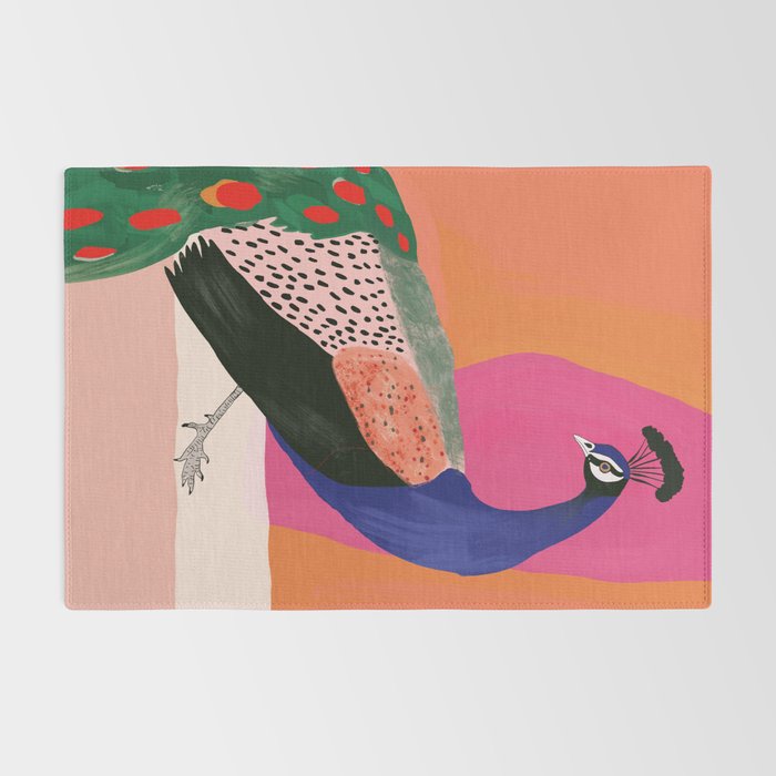 Beautiful Peacock Rug Gallery Image 2