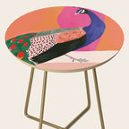 Beautiful Peacock Side Table Gallery Image 2
