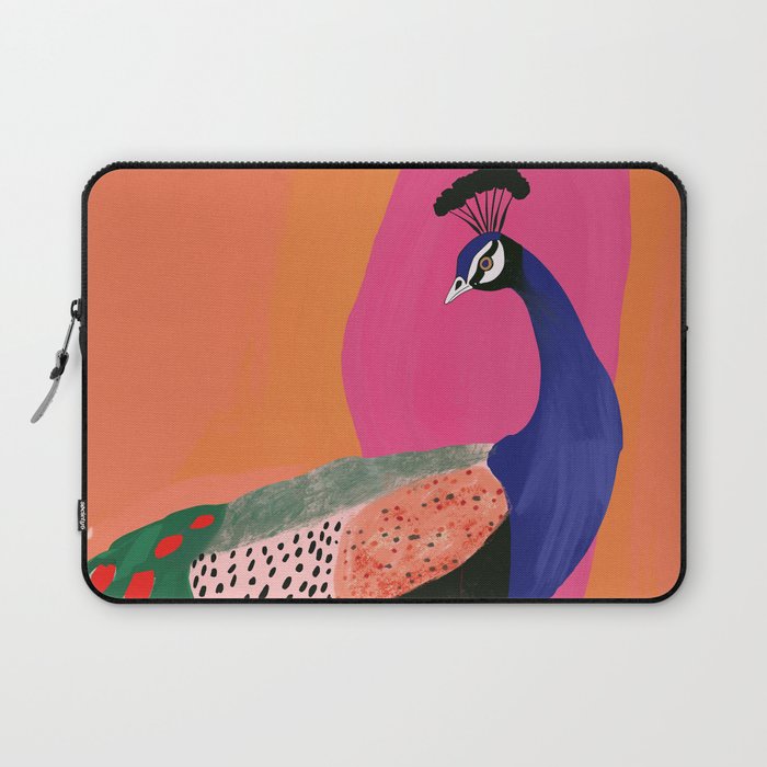 Beautiful Peacock Laptop Sleeve Gallery Image 1