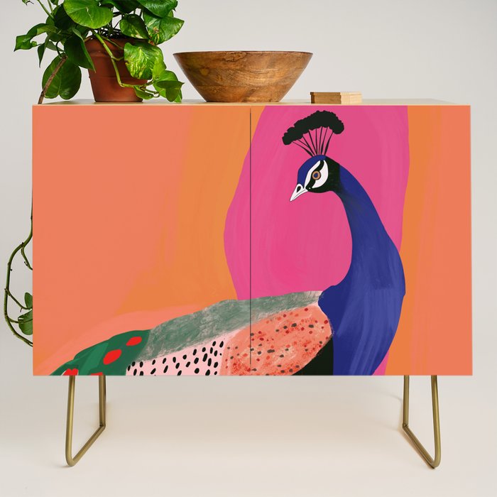 Beautiful Peacock Credenza Gallery Image 1