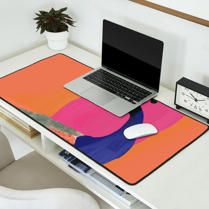 Beautiful Peacock Desk Mat Gallery Image 2