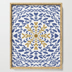 Intricate modern nature tile B Serving Tray Gallery Image 1