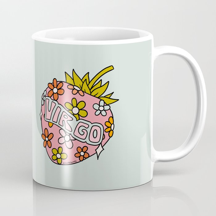 Virgo Strawberry Coffee Mug Gallery Image 1