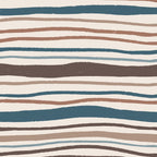 Wonky lines - mocha mousse and teal Coffee Mug Gallery Image 2