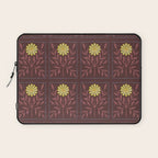 Daisy Tile Laptop Sleeve Gallery Image 1