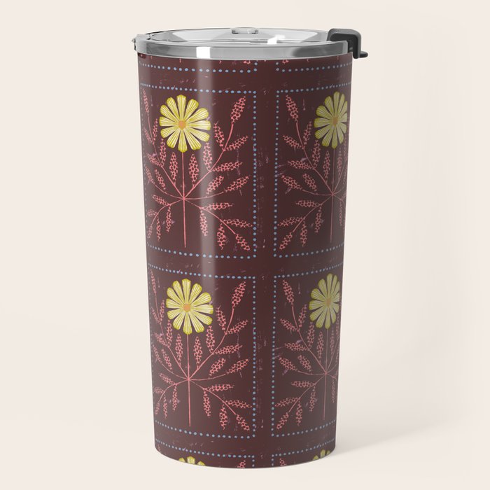 Daisy Tile Travel Mug Gallery Image 2