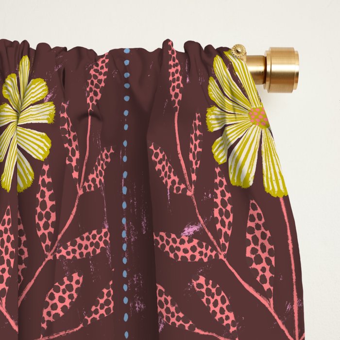 Daisy Tile Window Curtain Gallery Image 2