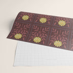 Daisy Tile Wrapping Paper Gallery Image 2