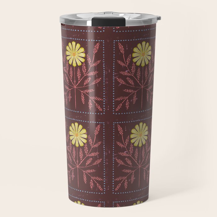 Daisy Tile Travel Mug Gallery Image 1