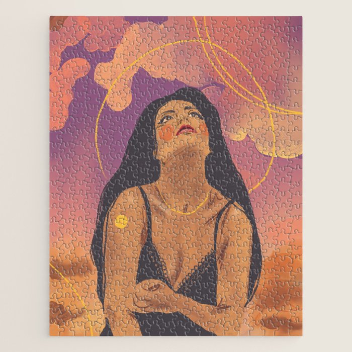 Sunset girl Jigsaw Puzzle Gallery Image 1
