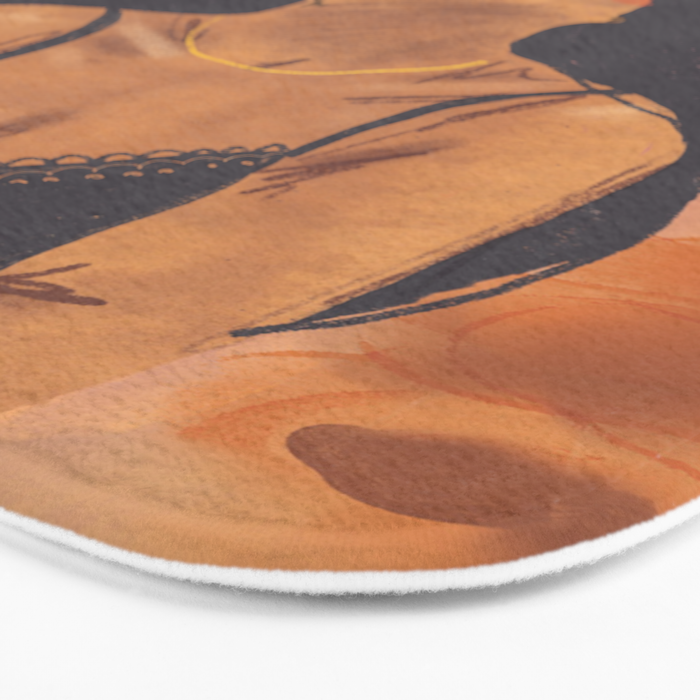 Sunset girl Bath Mat Gallery Image 3