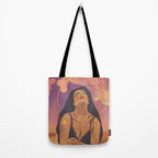 Sunset girl Tote Bag Gallery Image 2