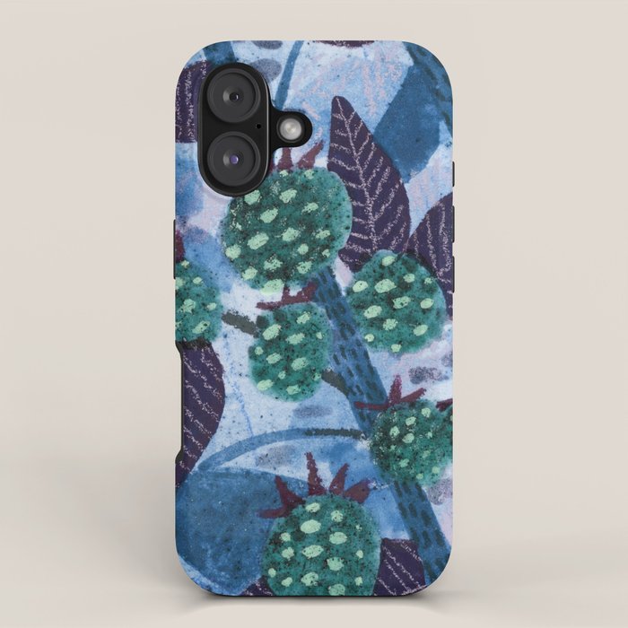 In Season in Blue Raspberry & Teal iPhone Case Gallery Image 1