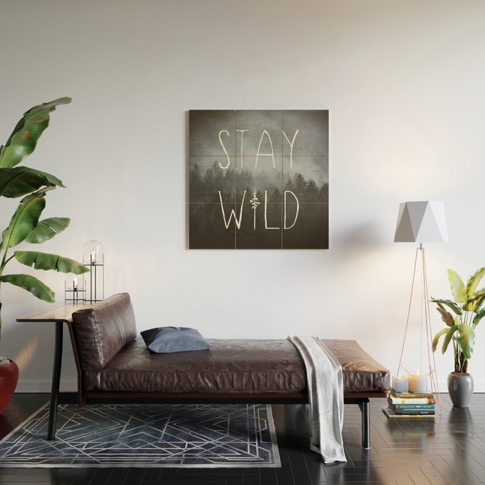 Stay Wild - Forest Adventure Wood Wall Art Gallery Image 2