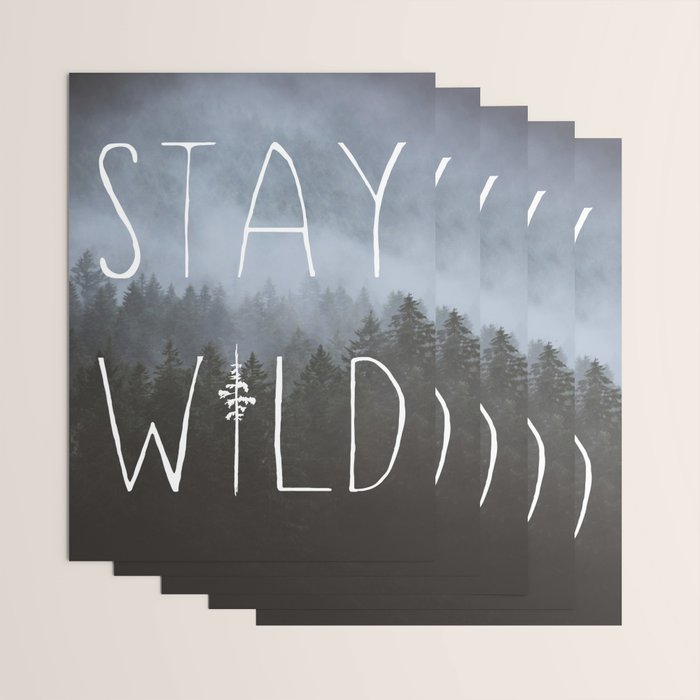 Stay Wild - Forest Adventure Wrapping Paper Gallery Image 3