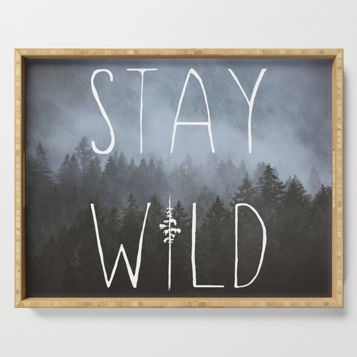 Stay Wild - Forest Adventure Serving Tray Gallery Image 1