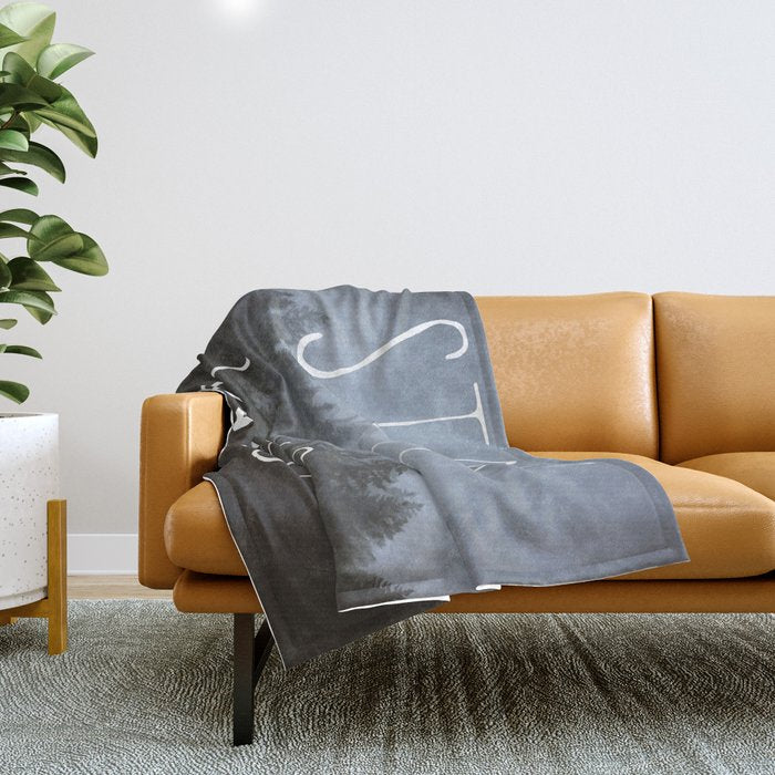 Stay Wild - Forest Adventure Throw Blanket Gallery Image 1