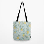 William Morris Lemon Fruit Tree Wedgewood Tote Bag Gallery Image 2