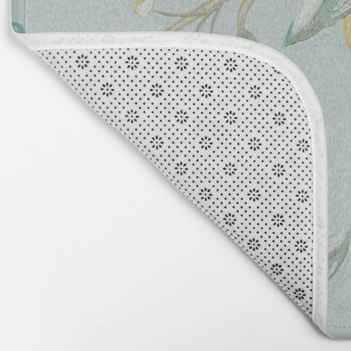 William Morris Lemon Fruit Tree Wedgewood Bath Mat Gallery Image 2