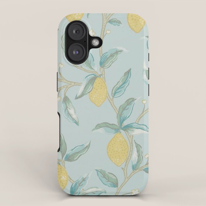 William Morris Lemon Fruit Tree Wedgewood iPhone Case Gallery Image 1