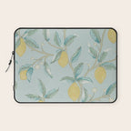 William Morris Lemon Fruit Tree Wedgewood Laptop Sleeve Gallery Image 1