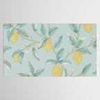 William Morris Lemon Fruit Tree Wedgewood Tablecloth Gallery Image 2