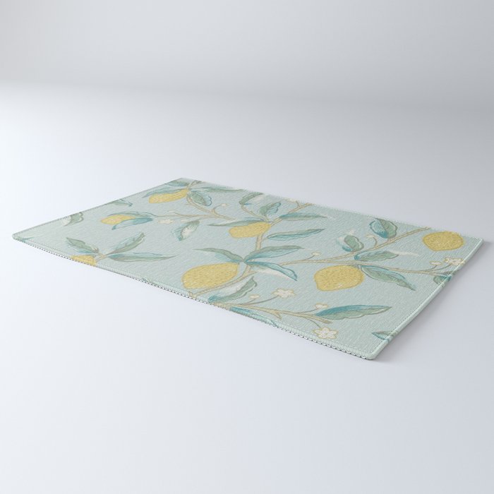 William Morris Lemon Fruit Tree Wedgewood Rug Gallery Image 3