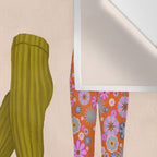 1970s Bellbottom Bliss Retro Fashion Wall Tapestry Gallery Image 3