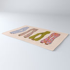 1970s Bellbottom Bliss Retro Fashion Rug Gallery Image 3