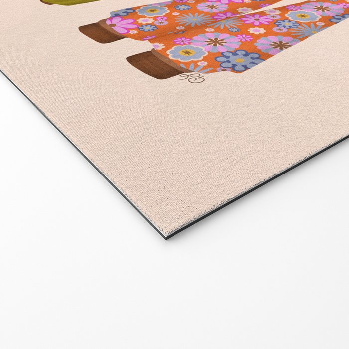 1970s Bellbottom Bliss Retro Fashion Welcome Mat Gallery Image 2