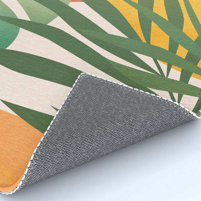 Tropical Garden Leaves 04 Rug Gallery Image 4