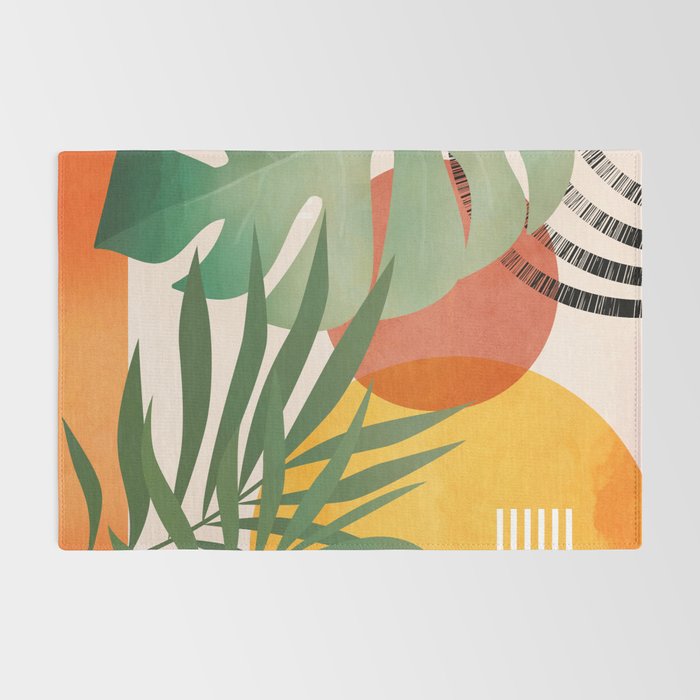 Tropical Garden Leaves 04 Rug Gallery Image 2