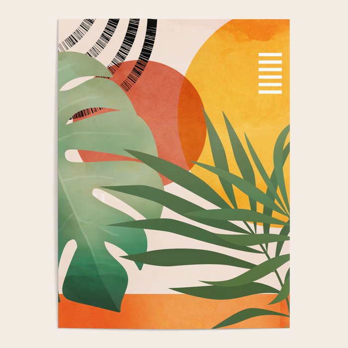 Tropical Garden Leaves 04 Poster Gallery Image 4