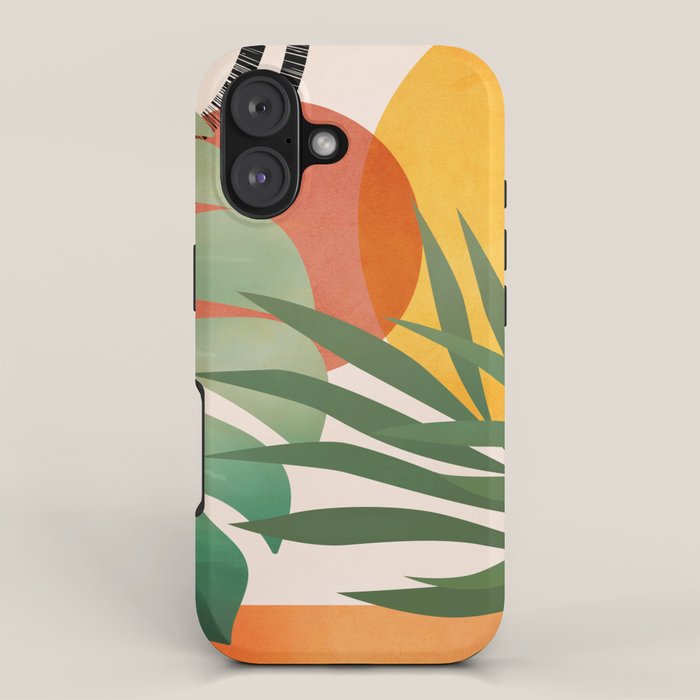 Tropical Garden Leaves 04 iPhone Case Gallery Image 1