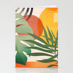 Tropical Garden Leaves 04 Stationery Card Gallery Image 2