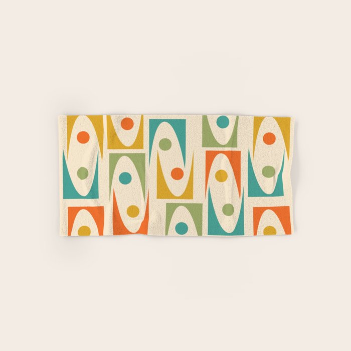 Mid Century Modern Ornaments  Bath Towel Gallery Image 1
