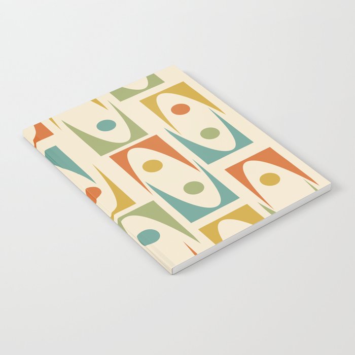 Mid Century Modern Ornaments  Notebook Gallery Image 1