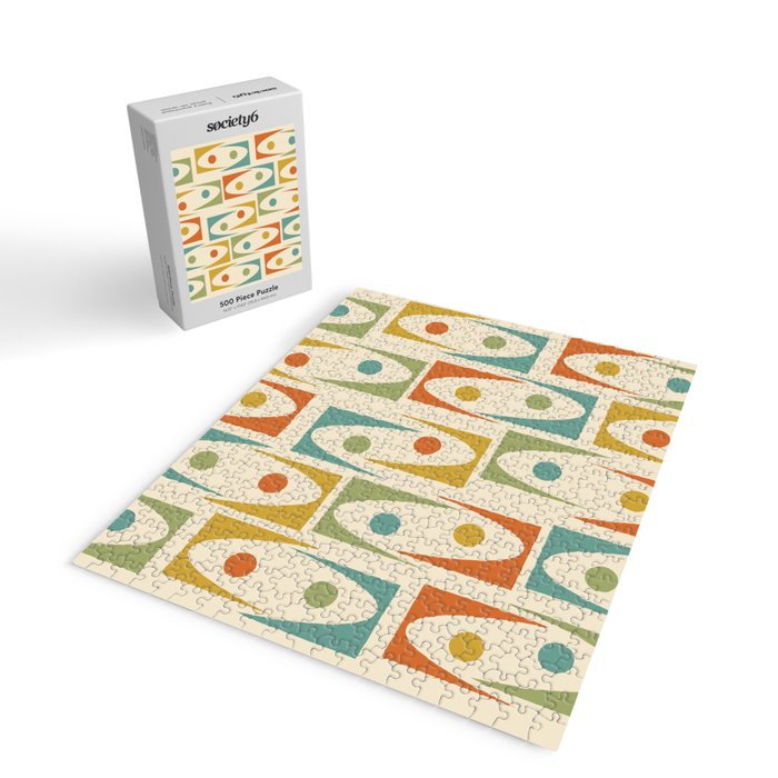 Mid Century Modern Ornaments  Jigsaw Puzzle Gallery Image 2