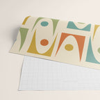 Mid Century Modern Ornaments  Wrapping Paper Gallery Image 2