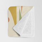 Mid Century Modern Ornaments  Throw Blanket Gallery Image 3